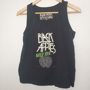 Public School - Black Apple World Tour Tank RARE M
